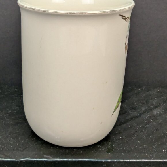 Vintage Otagiri Humming Bird Hibiscus Flower Gold Trimmed 8 Oz Coffee Tea Mug - Picture 4 of 7